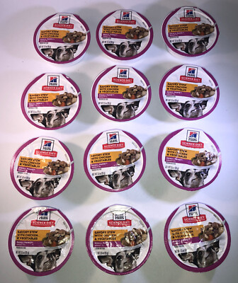 12ea Hill's Science Diet Wet Dog Food,Adult 7+ for Senior