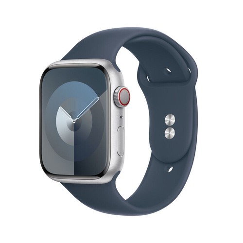 Silicone per Apple Watch Series 9 8 7 6 5 4 SE 40/44/41/45/49 mm cinturino sportivo - Foto 67 di 69