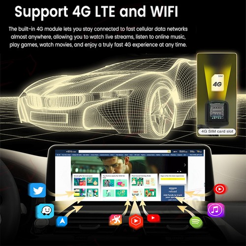 12.3" Android 12 para Toyota LAND CRUISER 2007-2015?Radio estéreo de coche GPS NAVEGACIÓN 4G - Imagen 9 de 10