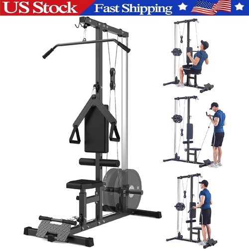 LAT Power Cable Machine Row Cable Machine Training Home Gym LAT Pulldown Machine - Picture 8 of 9