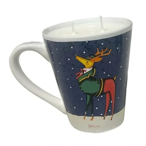 Ulterior Votives Rentier Blitzen Zuckerstange Duft Handarbeit Soja Kerze Neu - Bild 1 von 5