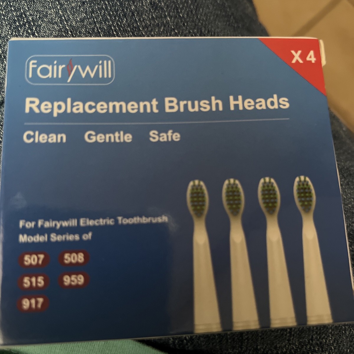 Fairywill replacement brush heads