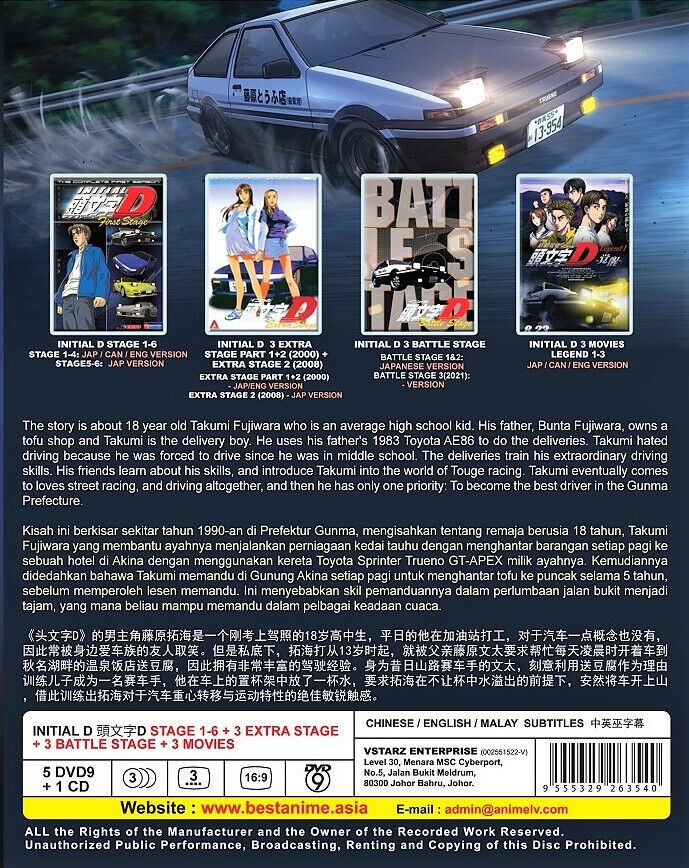 Initial D Brasil 頭文字D - [DOWNLOAD DE TODOS OS STAGES] Vá em DOWNLOADS>LISTA  DE ANIMES E depois vá nos animes de Letra I Todos os Stages e Filmes ( dublado e legendado):   [