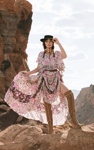🦋Spell And Gypsy L Desert Daisy Maxi Skirt AS NEW