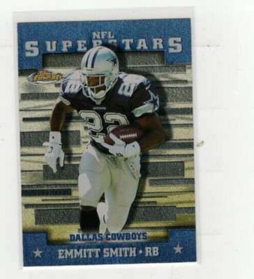 2000 Emmitt Smith Topps Finest NFL Superstars #S6 Free Shipping (D-502)