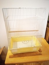Bird Cage- Cage Connection White W/ Removable Cleaning Tray 3 Door