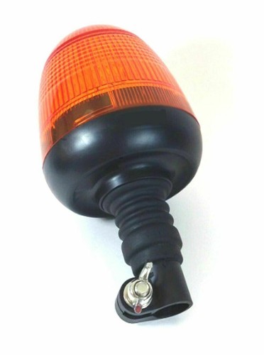 Balise LED Avertissement Clignotant Rotatif Ambre Flexible DIN Pôle Tracteur Lumière12-24v - Photo 4/17