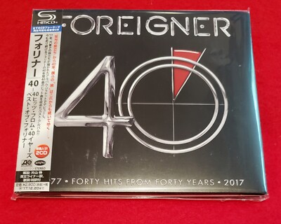 FOREIGNER - 40 - 1977 Forty Hits From 40 Years 2017 - Japan SHM 2CD - WPCR-17763