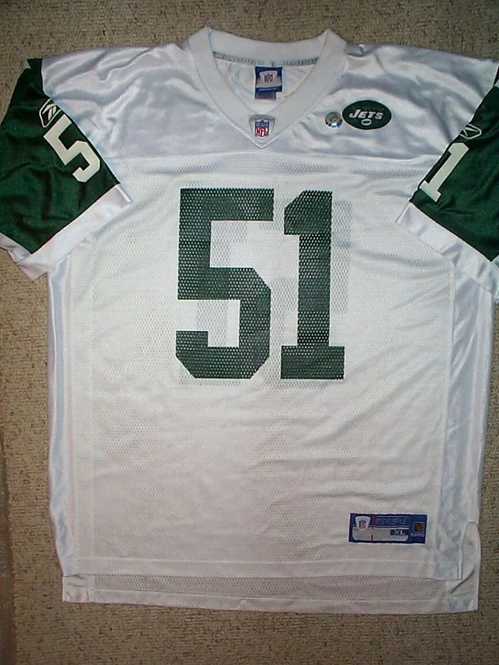 Camiseta deportiva REEBOK New York NY Jets JONATHAN VILMA NFL adulto HOMBRE/HOMBRE (xl) Foto 2 de 2