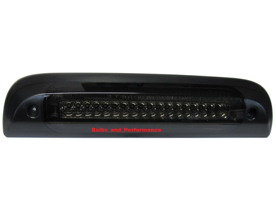 LÁMPARA DE LUZ DE FRENO LED LENTE AHUMADA TERCERA con FLASH RÁPIDO para CHEVY SILVERADO SIERRA Foto 3 de 4