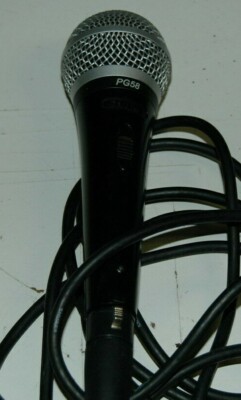 Shure PG58 Wired Professional Vocal Microphone With Cord | eBay