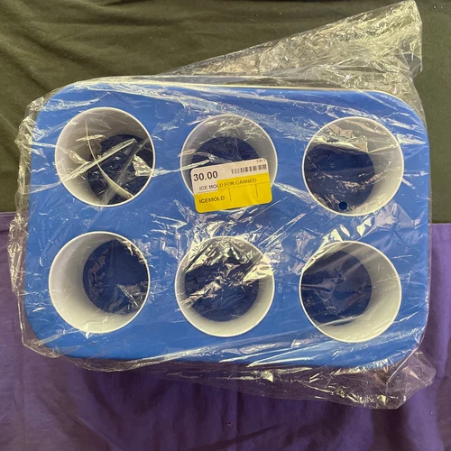 Six 6 Pack Canned Drink Ice Mold Silicone TRINKEN DEEP FREEZE 12 Oz Can Beer Pop