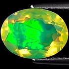 1.88 Ct Natural Ethiopian Faceted Opal Gemstone Multi Color Oval Cut — photo 3