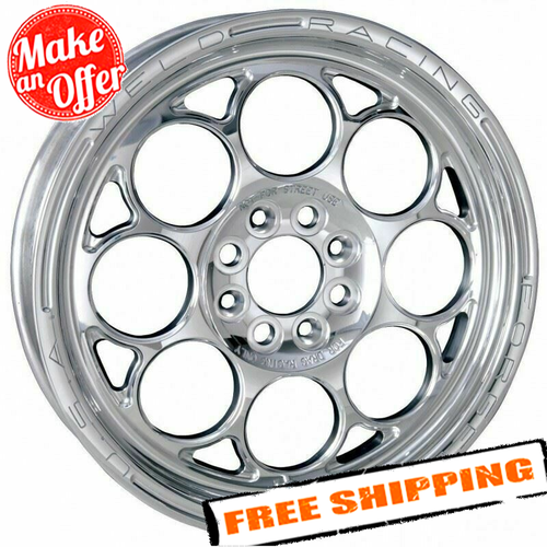 Weld 768B31015 Magnum Import Drag Black Mickey Thompson Beadlock Wheel