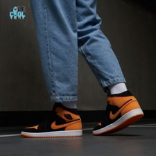 Size 11 - Air Jordan 1 SE Mid Vivid Orange for sale online | eBay
