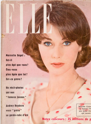 Audrey Hepburn CHANEL PATTERN Yves Saint Laurent BERNARD BUFFET Fr Elle magazine