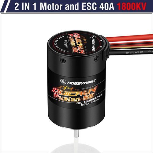 Hobbywing Fusion SE Sensored Brushless Motor 2in1 ESC 40A für 1/10 RC Autos - Picture 17 of 26