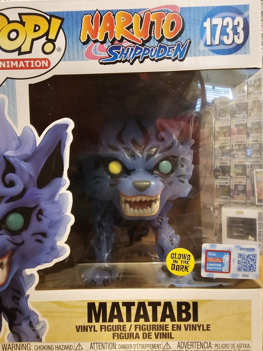 Funko Pop Naruto Shippuden Matatabi #1733 GITD NYCC 2024 Hot Topic