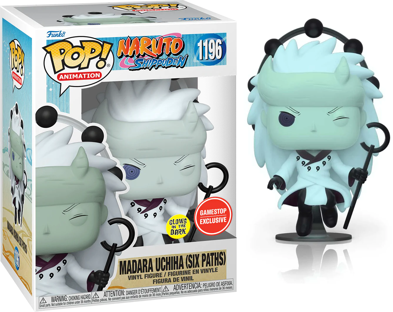 Funko Pop - Madara Uchiha Six Paths - Naruto Shippuden - #1196