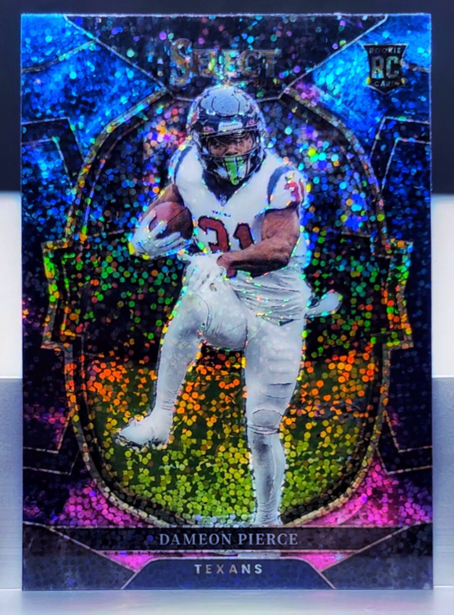 Dameon Pierce Texans RC 2022 Select Cosmic Prizm Concourse #47 Ultra Rare SSP 🔥