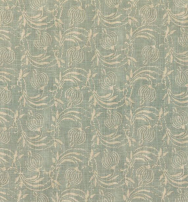 GP & J BAKER VORHANGSTOFF DESIGN Granatapfel 7,5 METER AQUA LEINENMISCHUNG