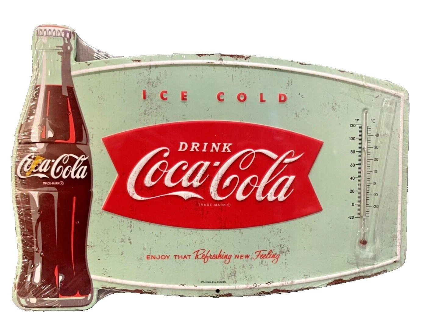 Reproducción de varios colores publicidad de gaseosas de colección