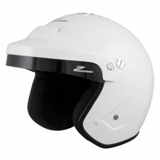 Zamp H774001M Helmet RZ-18H Half White Gloss Finish Snell SA2020/DOT Medium Each