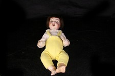 Antike Puppe 38 cm Markung S∩H Baby Puppe Echthaar Porzellan Kopf 1920