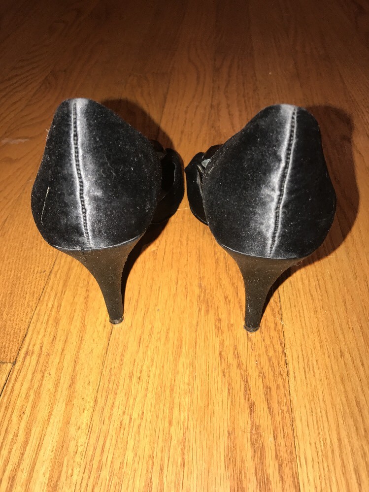 Escarpins Nine West à Strass - Talons Hauts Stiletto Ouverts - Pointure 10 US - Occasion Excellent état