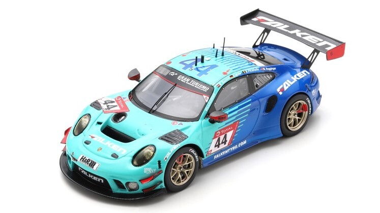 SPARK 1/43 PORSCHE GT3R seven × seven Spark SG753 1/43 PORSCHE 911 GT3 R NO.44 FALKEN 4TH 24H N