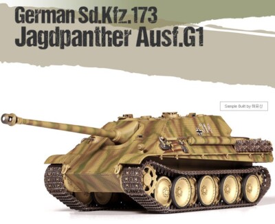 SD.KFZ.173 Jagdpanther Ausf.G1 1:35 German Tank Model Kit Academy Diorama #13539