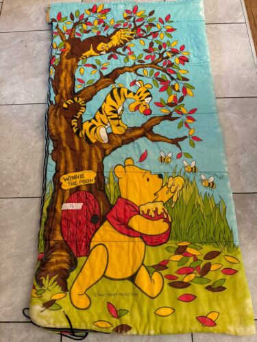 RARE 80’s Vintage Disney Winnie The Pooh & Tigger Sleeping Bag - Picture 2 of 7