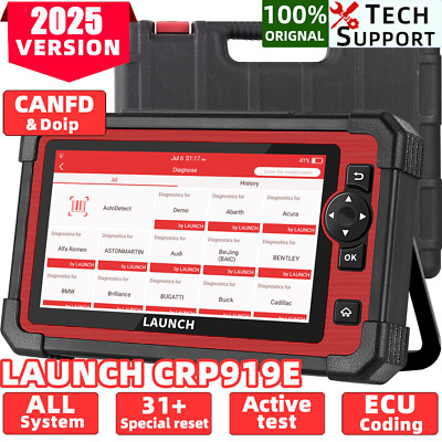 LAUNCH X431 CRP919E KFZ Diagnosegerät OBD2 Scanner TPMS ALLE SYSTEM Aktiver Test