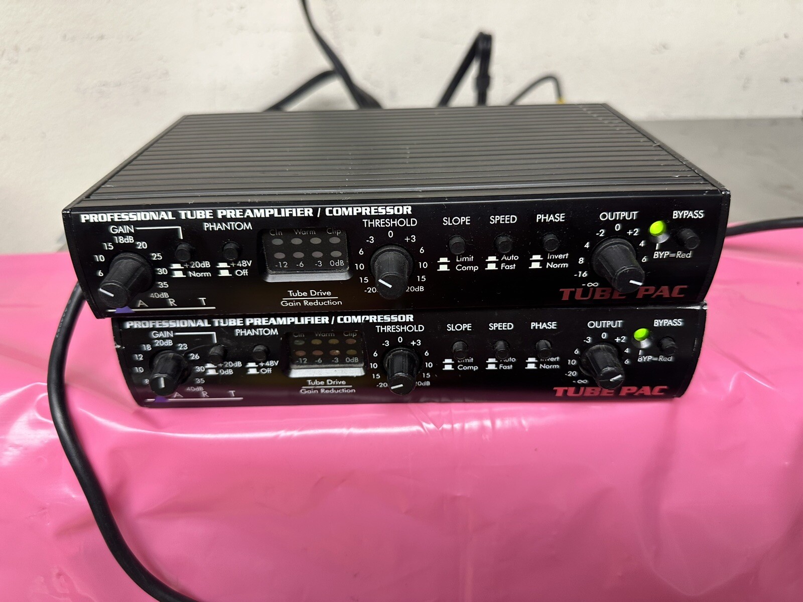 ART Tube PAC Tube Mic Preamplifier / Compressor TubePAC Preamp MicPre