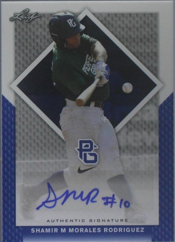 2016 Leaf Perfect Game National Showcase - Shamir Morales Rodgriguez #BA-010 - 1 of 1