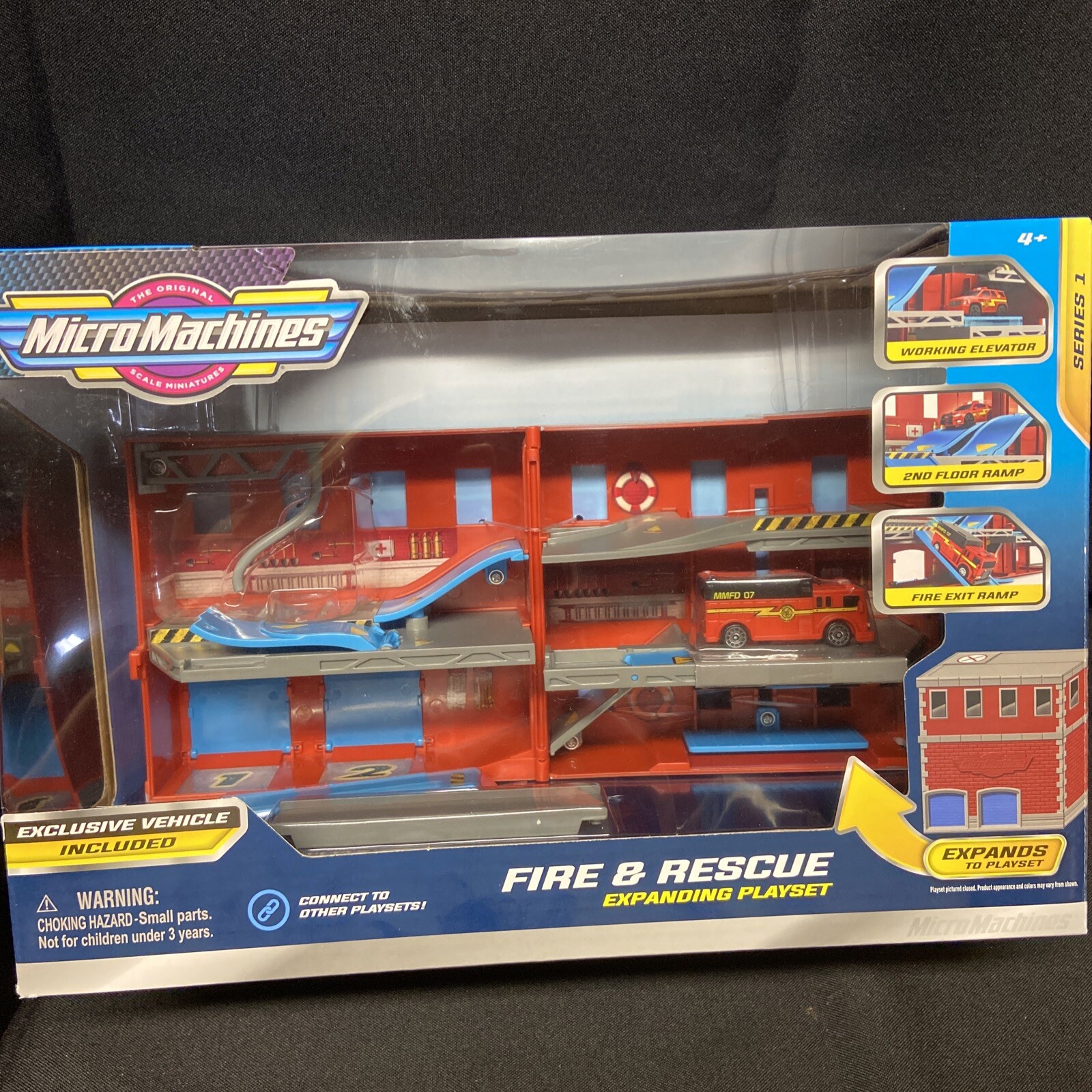 Micro Machines Fire and Rescue Expanding Playset Series 1 w/Exclusive