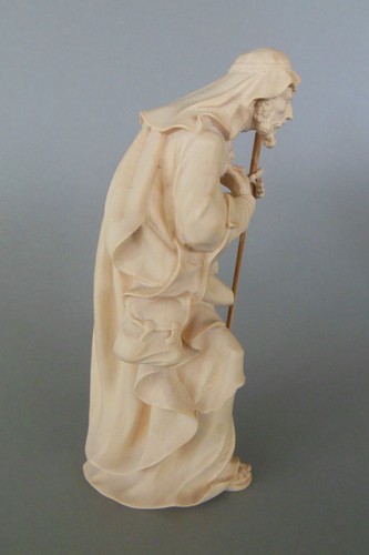 Kameltreiber Treiber Hirte für Krippenfiguren Größe 18 cm Holz natur Gelbstich - Bild 5 von 6