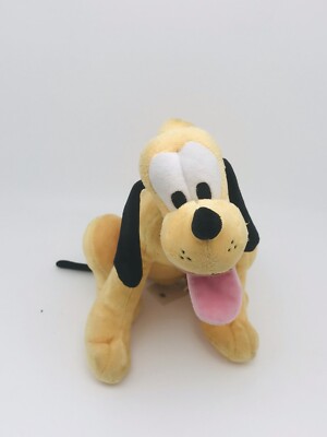 Disney Mattel Arcotoys Pluto Dog Plush Stuffed 10'' Toy  P3