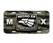 Hecho En Mexico Mexican Placa Durango Oaxaca Jalisco Nuevo León Puebla Tabasco