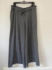 168 Lunya Cozy Cotton Silk Relaxed Ankle Pants Restful Grey Extra Large XL New