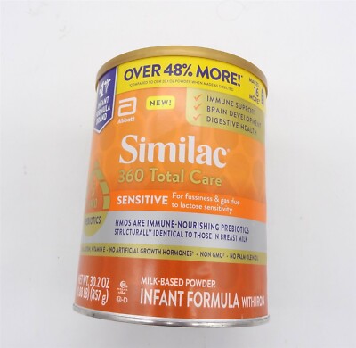 Similac 360 Total Care Sensitive Non-GMO Infant Formula Powder