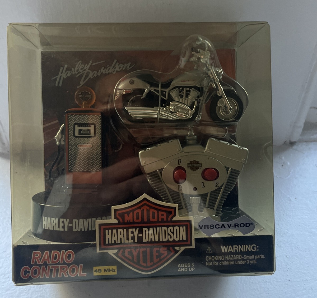 Harley-Davidson Radio Control VRSCA V-ROD Motorcycle 49 MHz