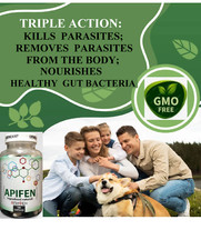 3 MONTHS SUPPLY 180 CAPS, INTESTINAL PARASITE KILLER HERBAL BODY DETOX  CLEANSE