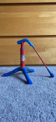 Vintage NFL Pro Kick Football Holder Metal Sports Decor Shelf Art