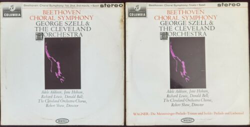Muestra de fábrica Szell Beethoven Symphony No. 9 2 LP Columbia SAX 2512 2513 UK ED1 - Imagen 1 de 12