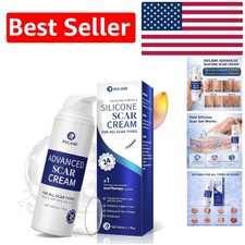 Fragrance-Free Silicone Scar Gel - Light, Non-Greasy Formula for Scar Reduction