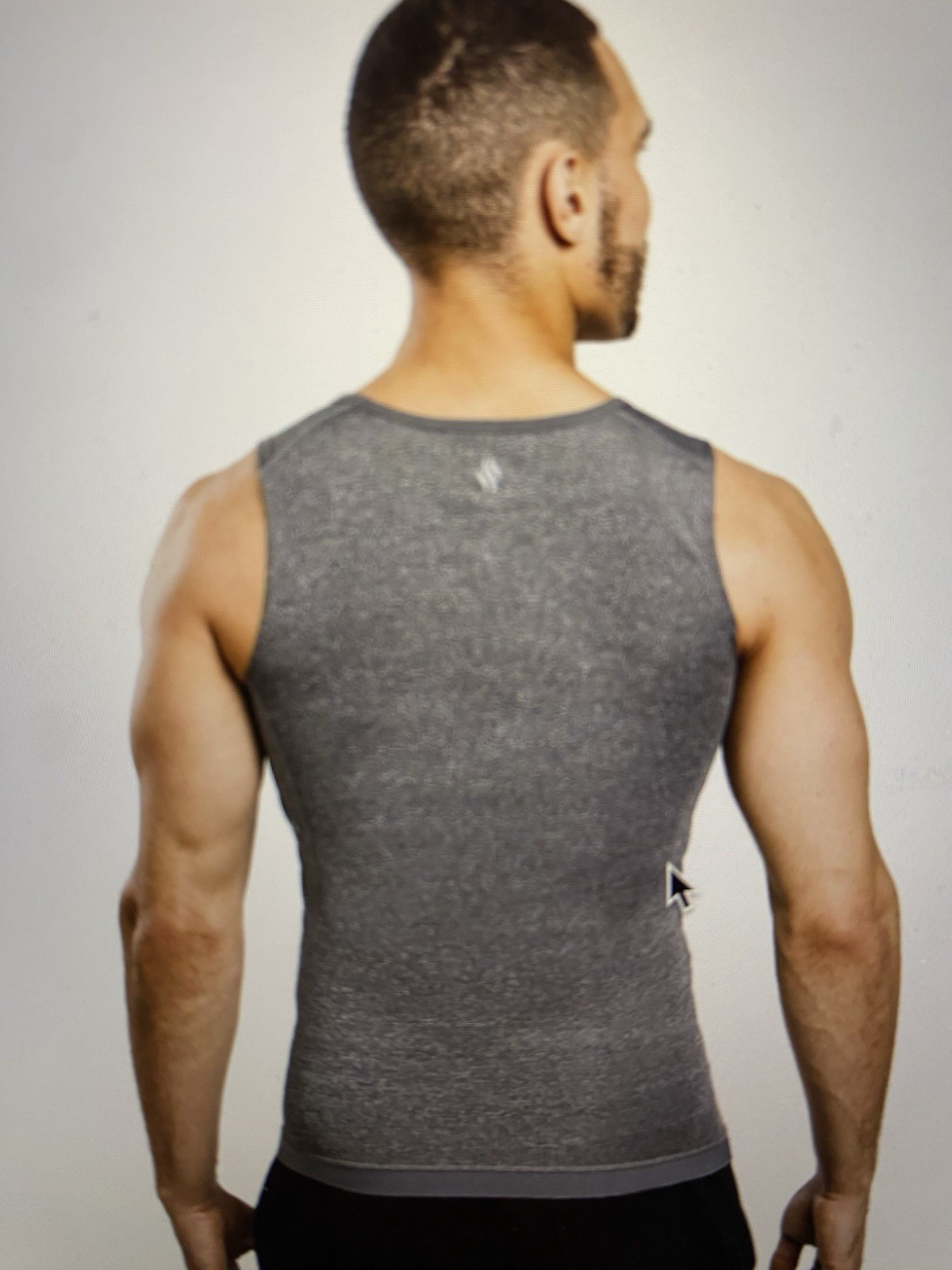 Sweat Shaper Mens Athletic Tank Sauna Tank Compression Tank SWEAT L/XL NWOT Gray