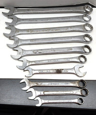 Vintage S-k Wayne 10 Piece Sae Combination Wrench Set 12to 1 116 Usa