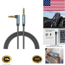AUX Cord 25ft/8M,3.5mm Stereo Audio Cable 90 Degree 3.5mm Male to Male Stereo...