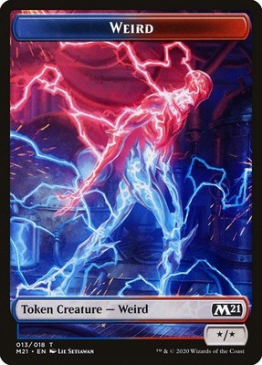 Weird (13)   Core Set 2021 Tokens TM21   MTG Magic the Gathering